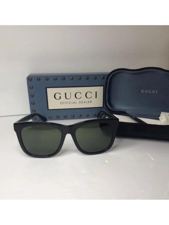? - New Authentic Gucci GG0057SK 002 56 GG0057SK Unisex Sunglasses main image 8